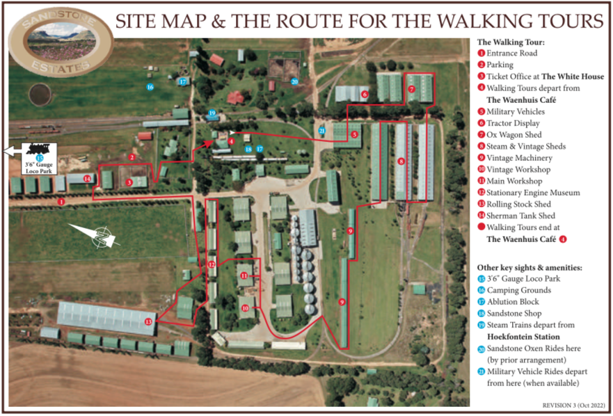 WALKING TOURS MAP
